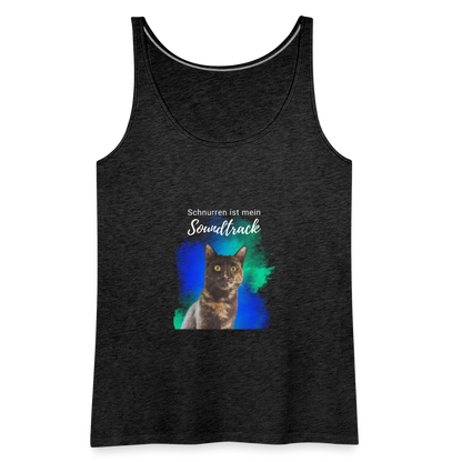LiNBW. Frauen Tank-Top Schnurren ist mein Soundtrack - Anthrazit