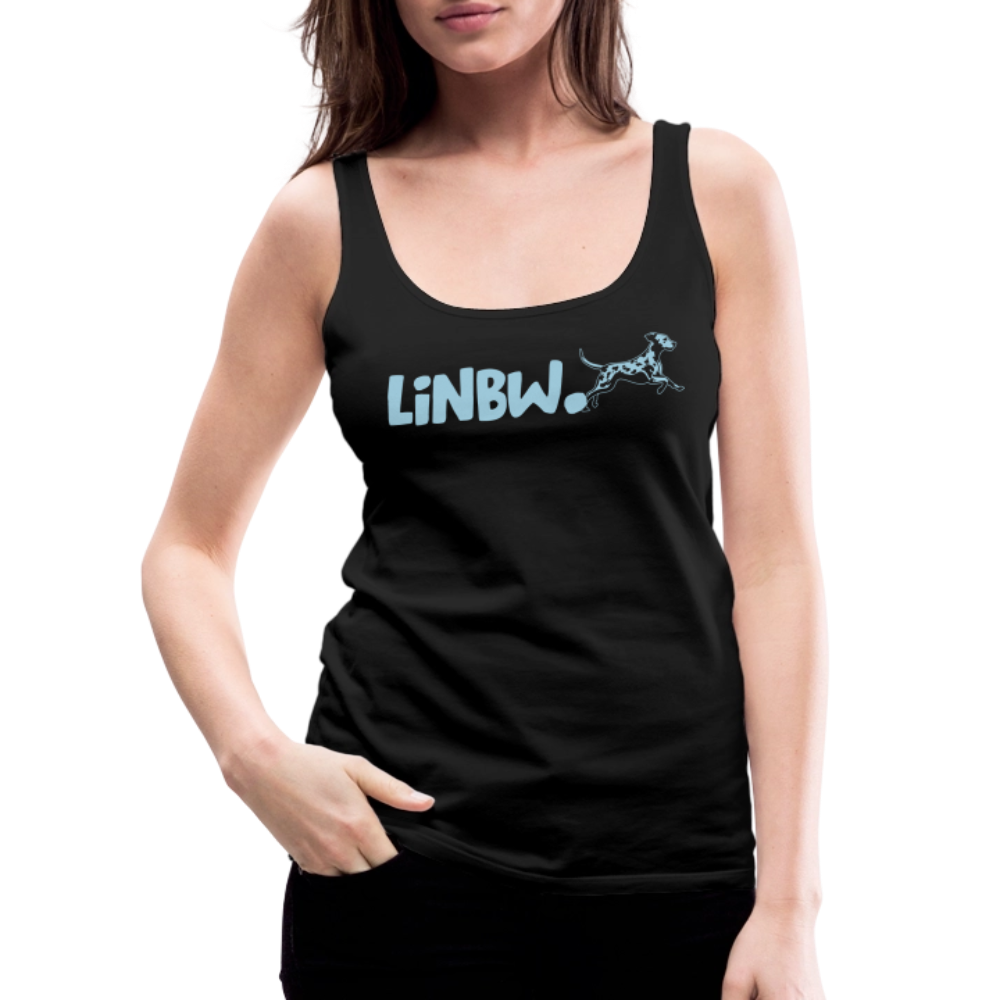 LiNBW. Frauen Tank-Top Life is not just black and white - Schwarz