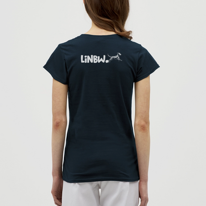 LiNBW. Frauen T-Shirt Dalmatiner Life is not just black and white - Navy