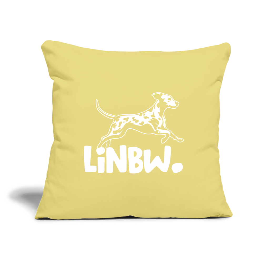 LiNBW. Kissen mit Füllung 45 x 45 cm - Hellgelb