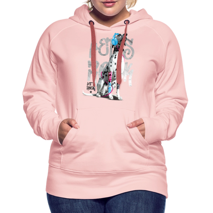 LiNBW. Frauen Hoodie Dalmatiner Let's Rock - Kristallrosa