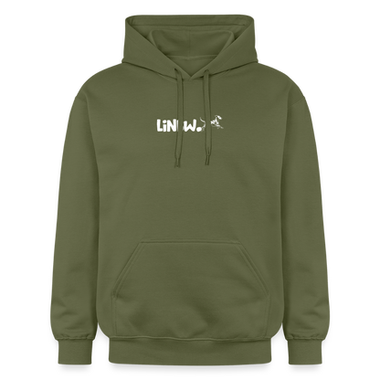 LiNBW. Männer & Frauen Hoodie Life is not just black and white - Militärgrün