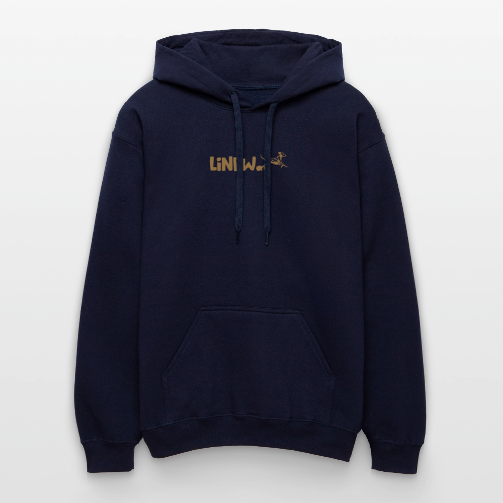 LiNBW. Männer & Frauen Hoodie Life is not just black and white - Navy