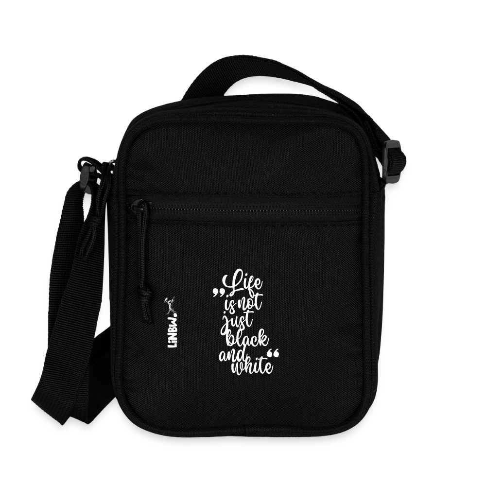 LiNBW. Crossbody Bag Life is not just black and white - Schwarz