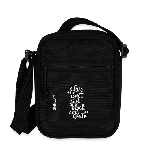 LiNBW. Crossbody Bag Life is not just black and white - Schwarz