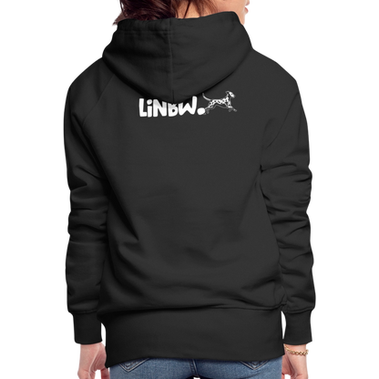 LiNBW. Frauen Hoodie Life is not just black and white - Schwarz