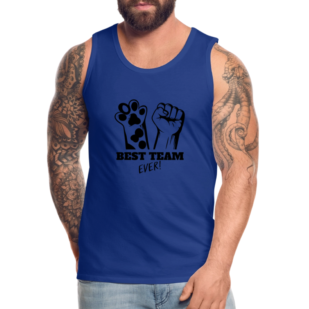 LiNBW. Männer Tank-Top Best Team Ever - Königsblau