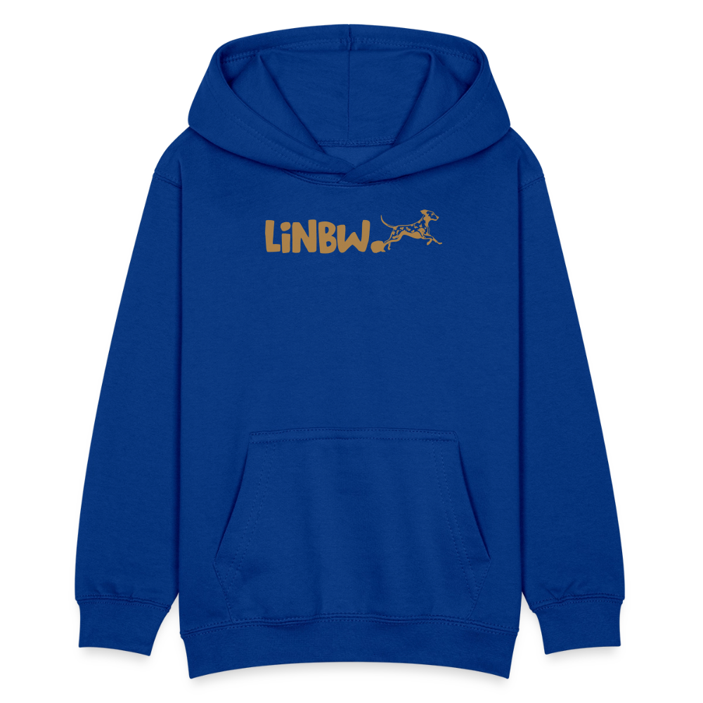 LiNBW. Teenager Hoodie Life is not just black and white - Royalblau