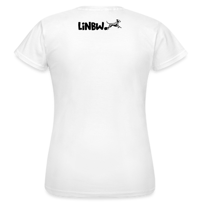 LiNBW. Frauen T-Shirt Dalmatiner Life is not just black and white - Weiß