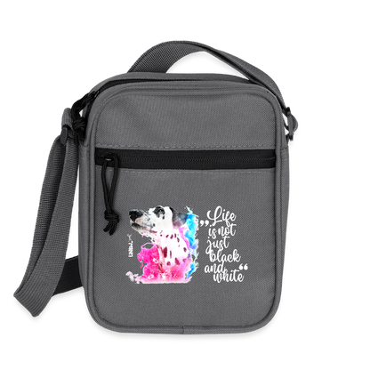 LiNBW. Crossbody Bag Dalmatiner Life is not just black and white - Anthrazit