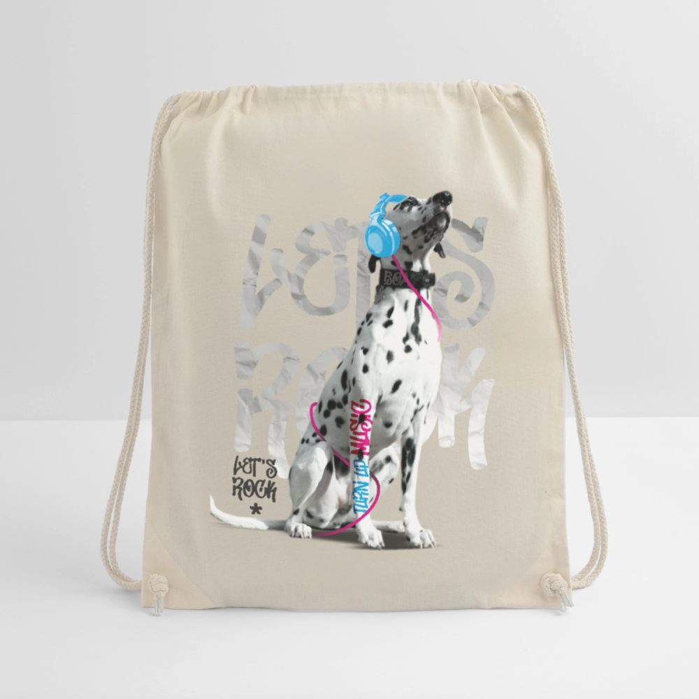 LiNBW. Turnbeutel Dalmatiner Let´s Rock - Natur