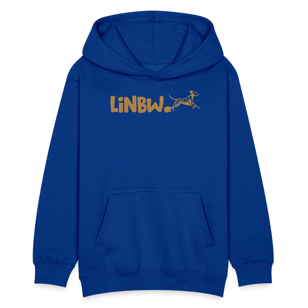 LiNBW. Kinder Hoodie Life is not just black and white - Royalblau