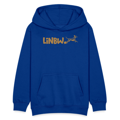 LiNBW. Kinder Hoodie Life is not just black and white - Royalblau