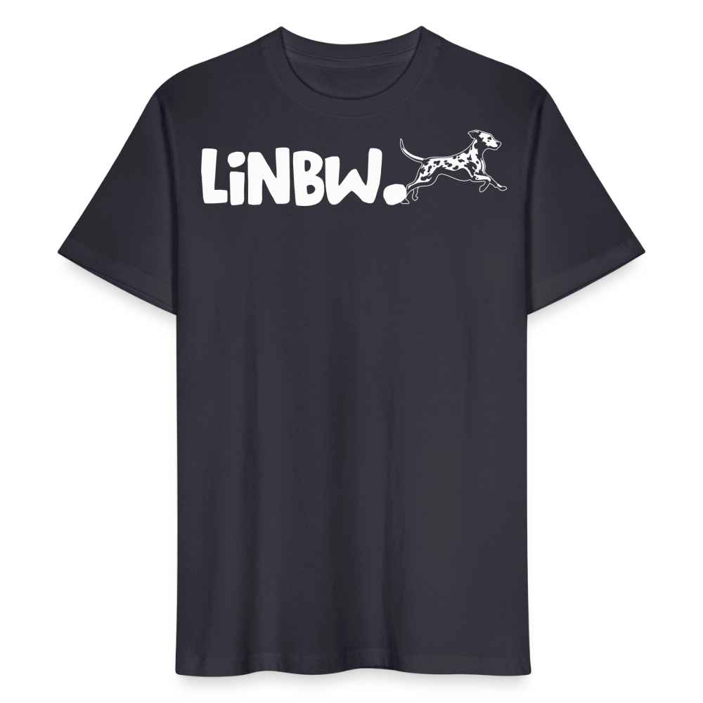 LiNBW. Männer T-Shirt Life is not just black and white - Dunkles Graublau