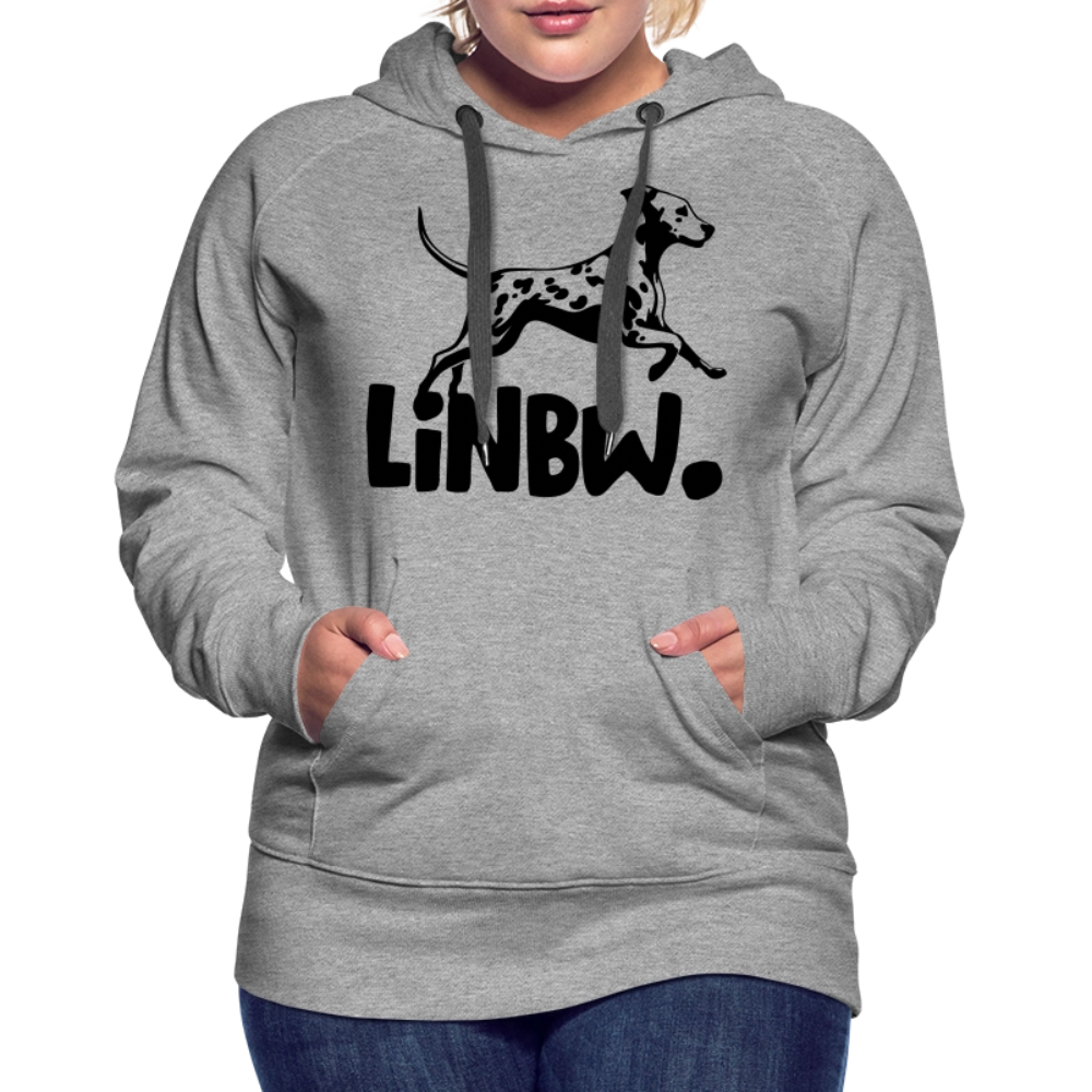 LiNBW. Frauen Hoodie - Grau meliert