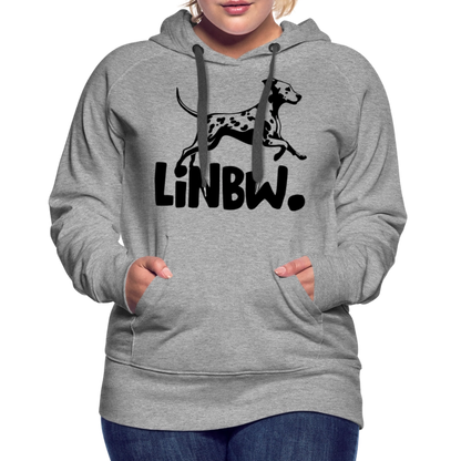 LiNBW. Frauen Hoodie - Grau meliert