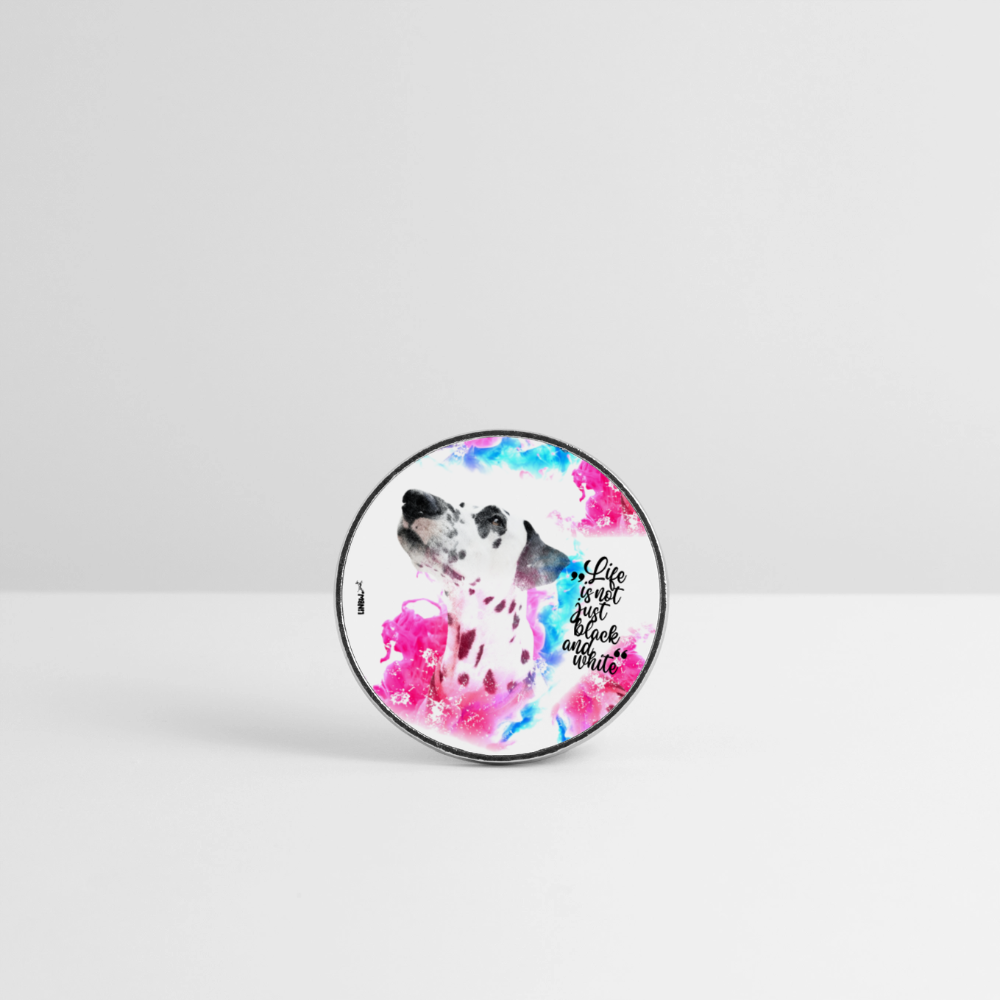 Magnet „Boa Edition – Life is not just black and white“ – Dalmatiner trifft Farbkraft - Weiß