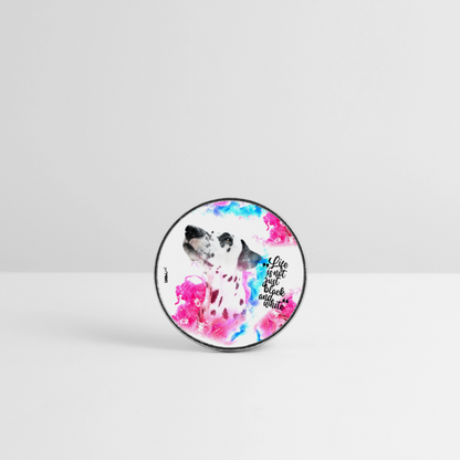 Magnet „Boa Edition – Life is not just black and white“ – Dalmatiner trifft Farbkraft - Weiß