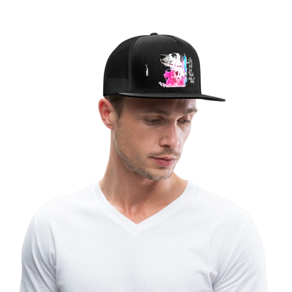 LiNBW. Cap Dalmatiner Life is not just black and white - Schwarz/Schwarz