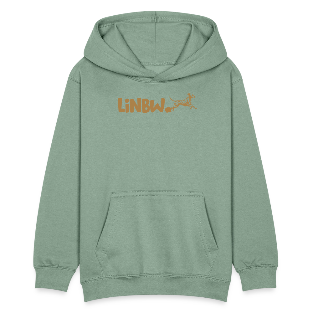 LiNBW. Teenager Hoodie Life is not just black and white - Graugrün