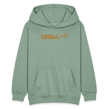 LiNBW. Teenager Hoodie Life is not just black and white - Graugrün