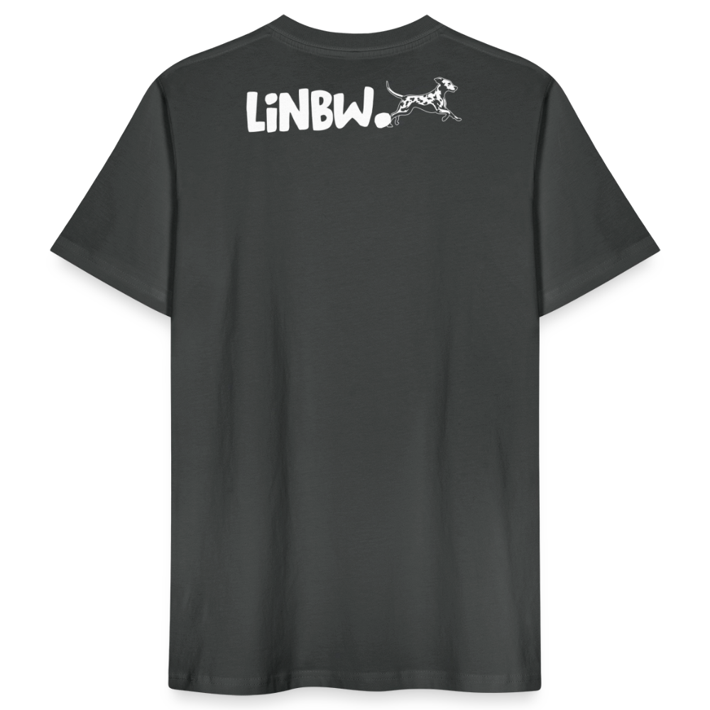 LiNBW. Männer T-Shirt Life is not just black and white - Anthrazit