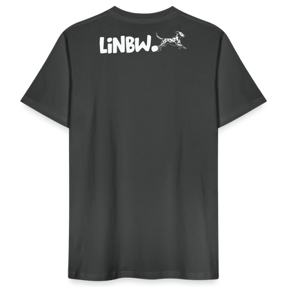 LiNBW. Männer T-Shirt Life is not just black and white - Anthrazit