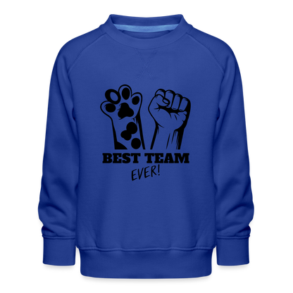 LiNBW. Kinder Pullover Best Team Ever - Royalblau