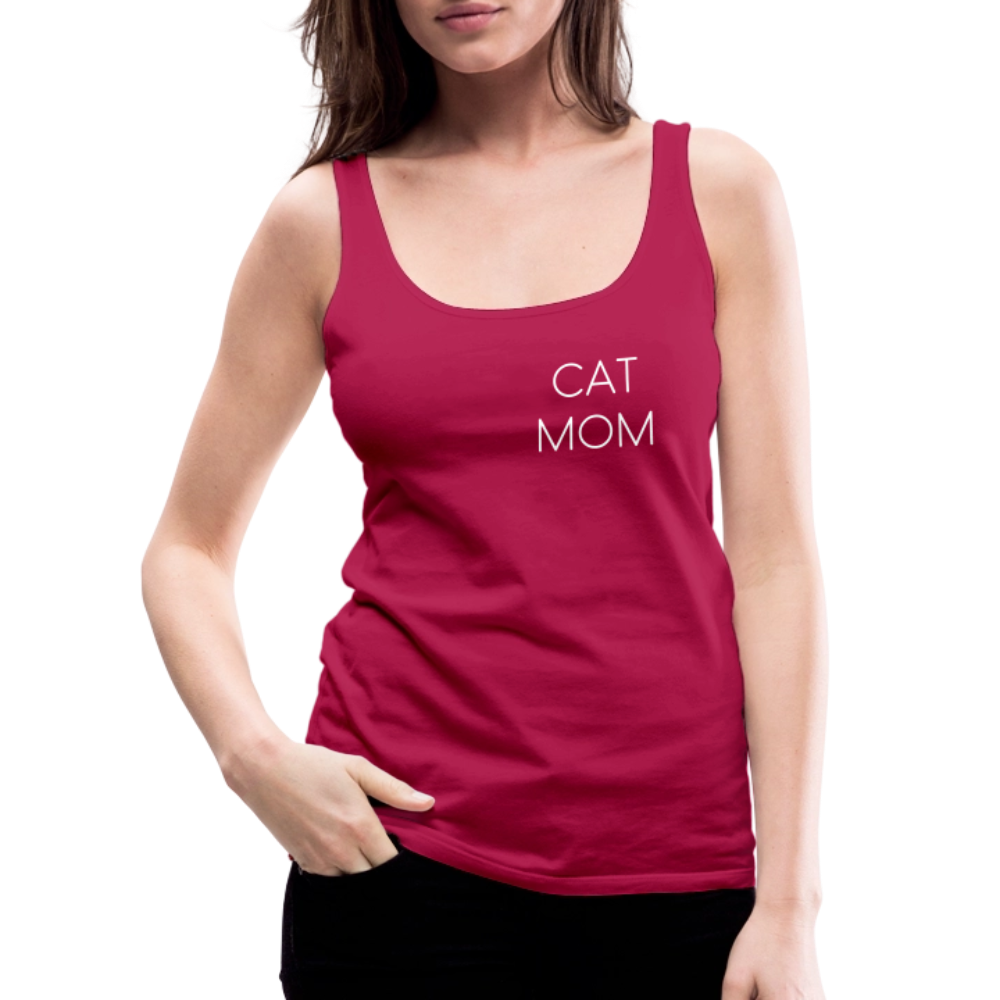 LiNBW. Frauen Tank-Top Stolzes Personal einer Katze - dunkles Pink