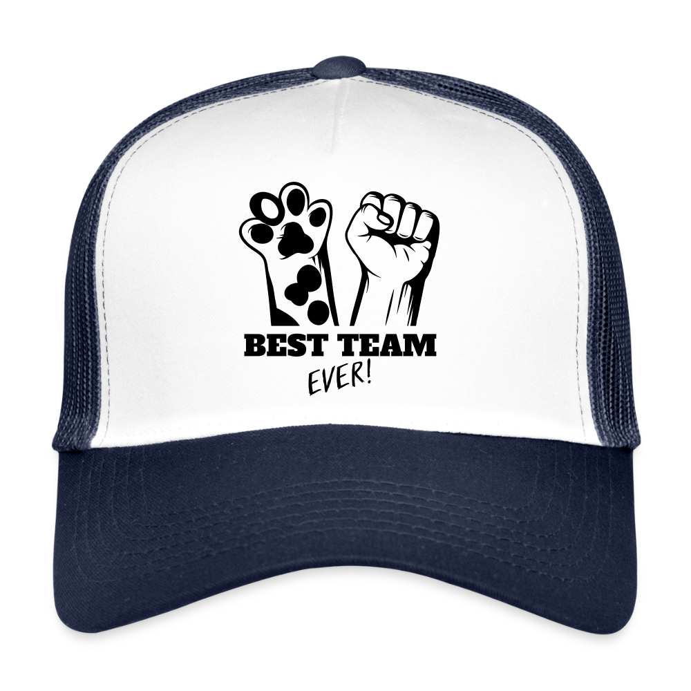 LiNBW. Cap Best Team Ever - Weiß/Navy