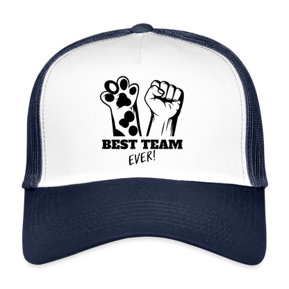 LiNBW. Cap Best Team Ever - Weiß/Navy