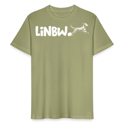 LiNBW. Männer T-Shirt Life is not just black and white - Nebelgrün