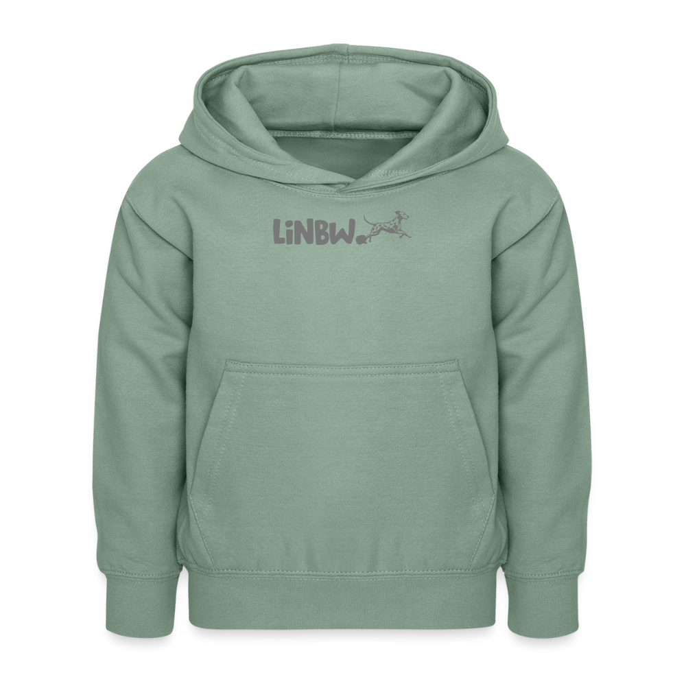 LiNBW. Kinder Hoodie Life is not just black and white - Graugrün