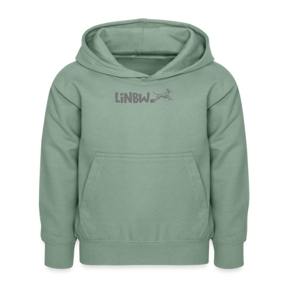 LiNBW. Kinder Hoodie Life is not just black and white - Graugrün