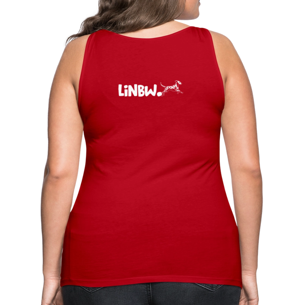LiNBW. Frauen Tank-Top Life is not just black and white - Rot