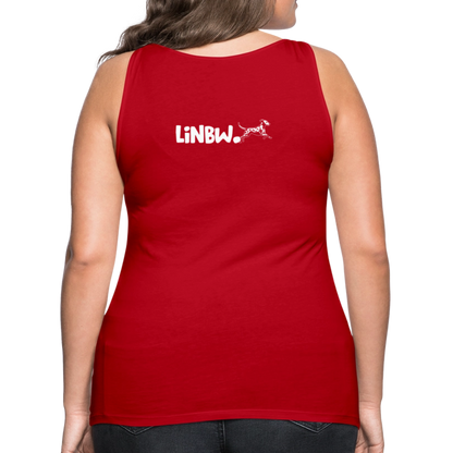 LiNBW. Frauen Tank-Top Life is not just black and white - Rot