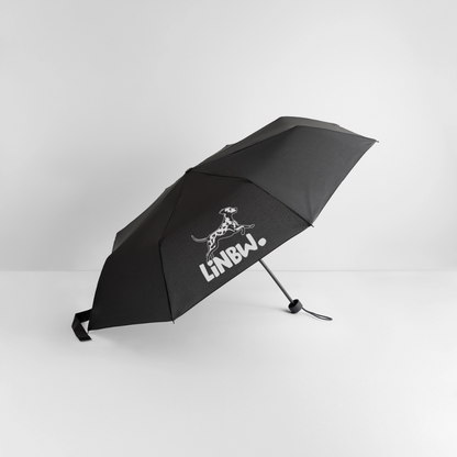 Regenschirm „LiNBW. Dalmatiner-Logo“ – Minimalistisch. Stark. Ein Statement. - Schwarz