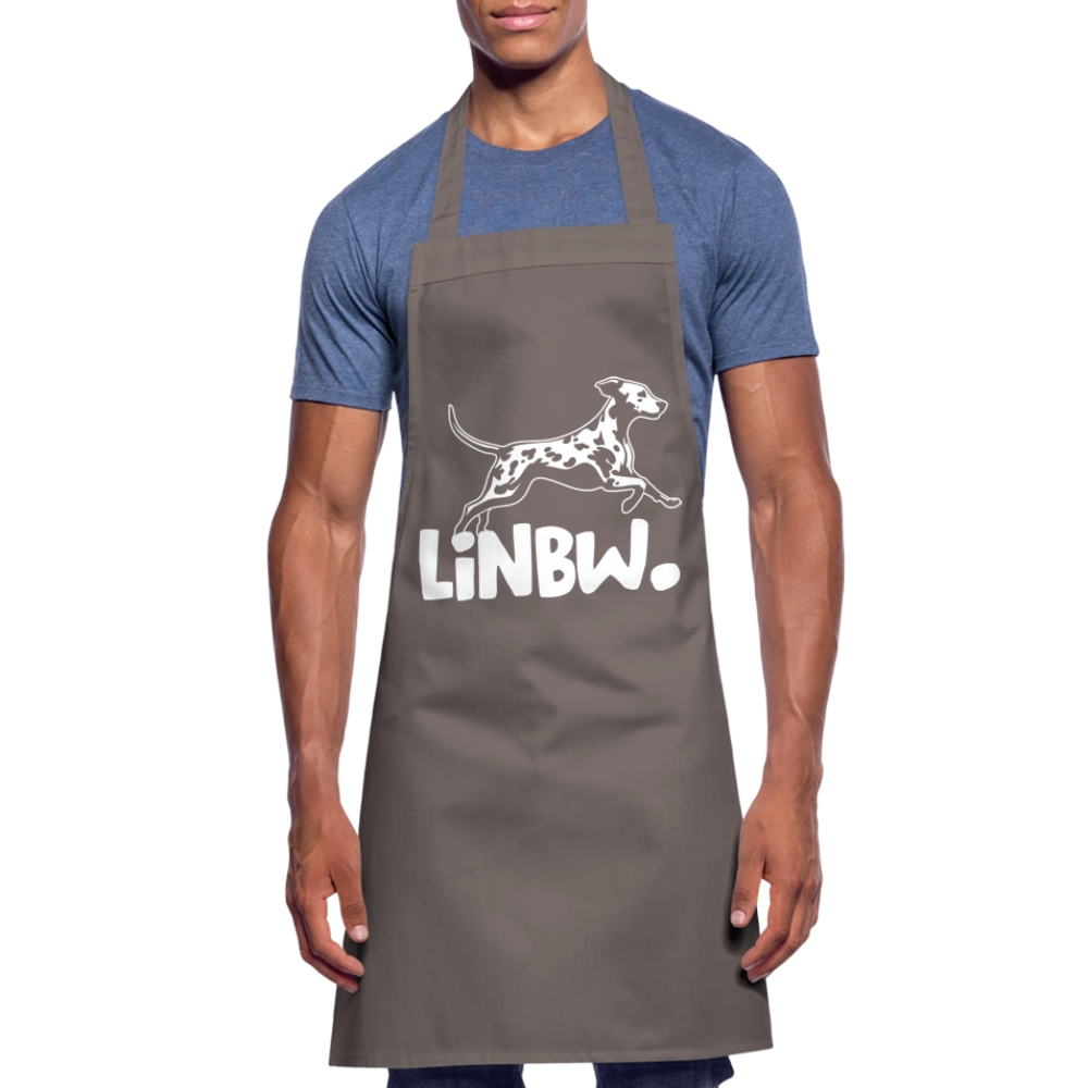 Kochschürze mit LINBW-Logo – schlicht, stilvoll & bewusst - Grau