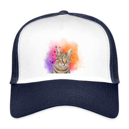 LiNBW. Cap Katze Pedro - Weiß/Navy