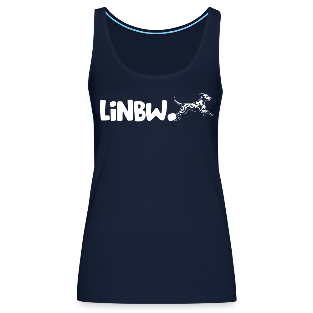 LiNBW. Frauen Tank-Top Life is not just black and white - Navy