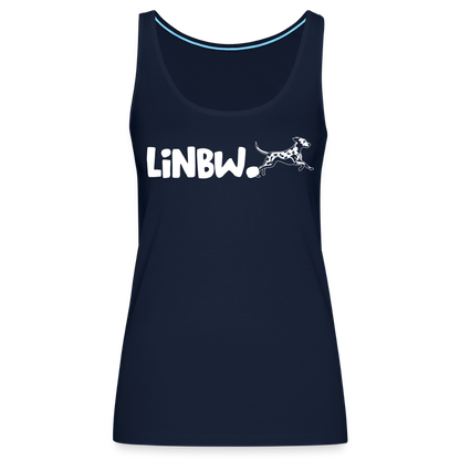 LiNBW. Frauen Tank-Top Life is not just black and white - Navy