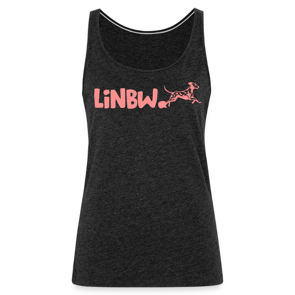 LiNBW. Frauen Tank-Top Life is not just black and white - Anthrazit
