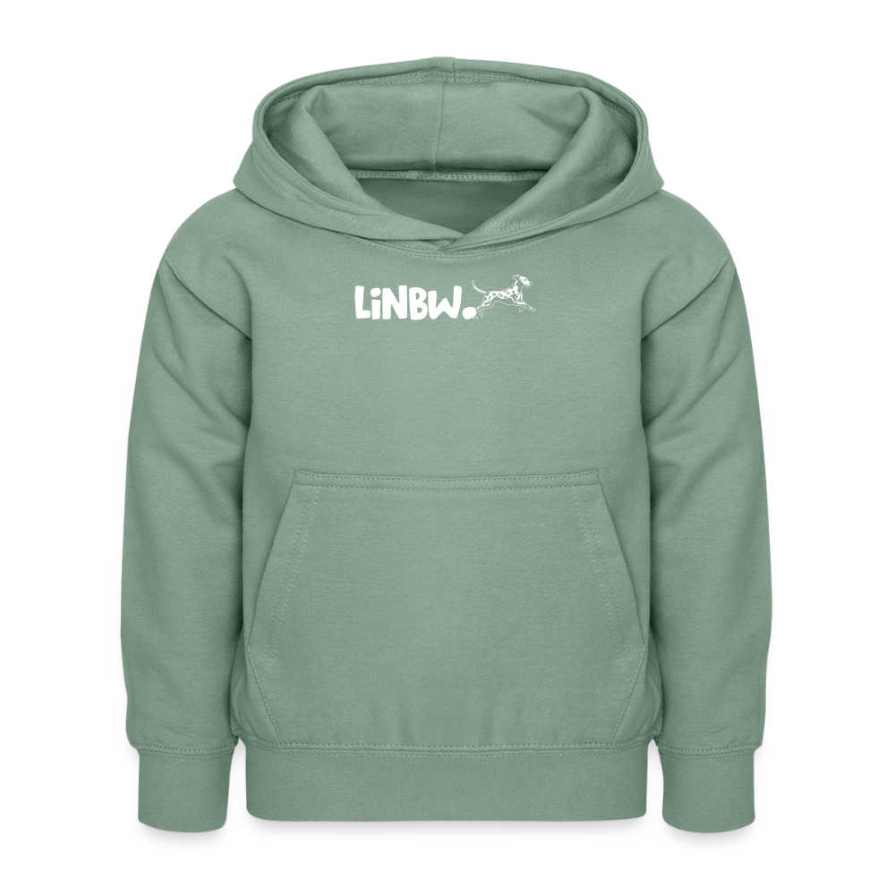 LiNBW. Kinder Hoodie Life is not just black and white - Graugrün