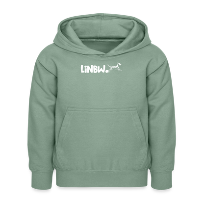 LiNBW. Kinder Hoodie Life is not just black and white - Graugrün