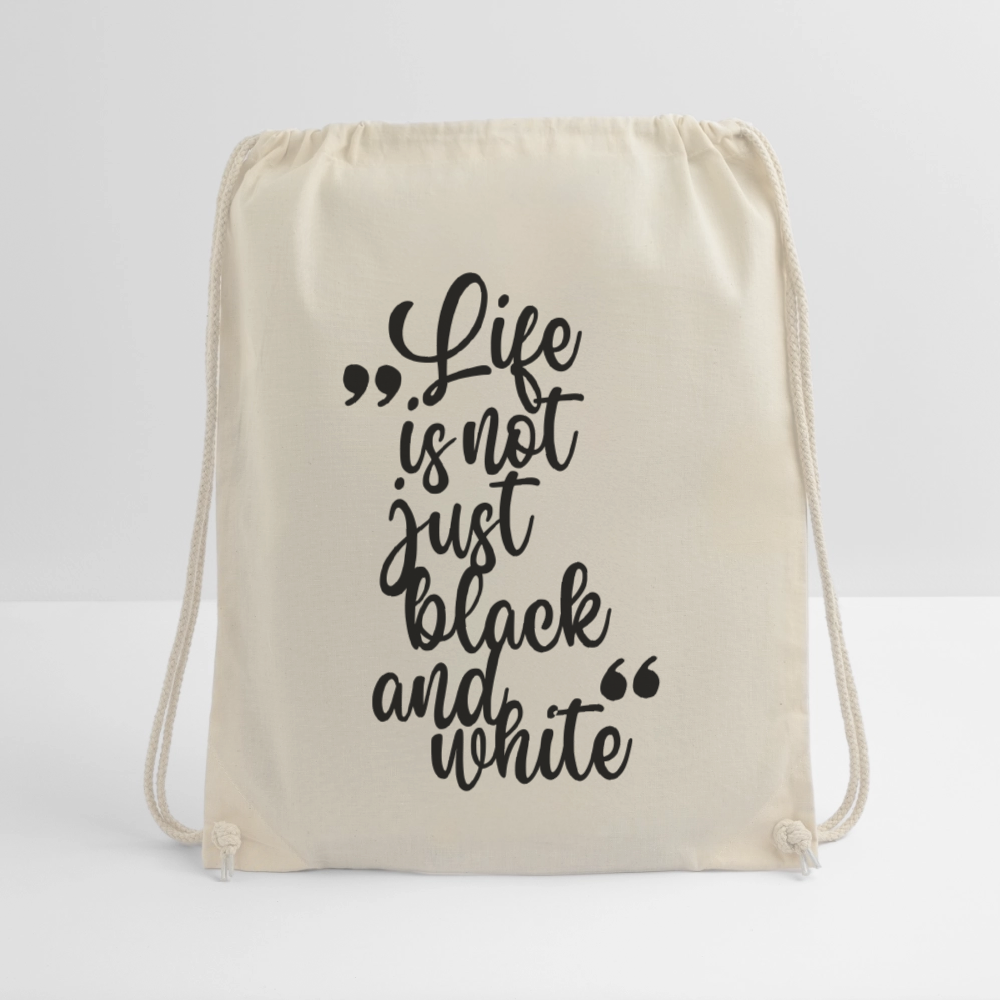 LiNBW. Turnbeutel Life is not just black and white - Natur