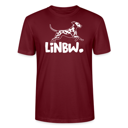 LiNBW. Männer T-Shirt - Burgunderrot