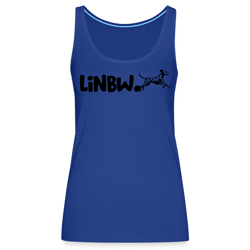 LiNBW. Frauen Tank-Top Life is not just black and white - Königsblau