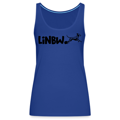 LiNBW. Frauen Tank-Top Life is not just black and white - Königsblau