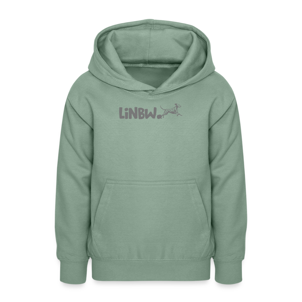 LiNBW. Teenager Hoodie Life is not just black and white - Graugrün