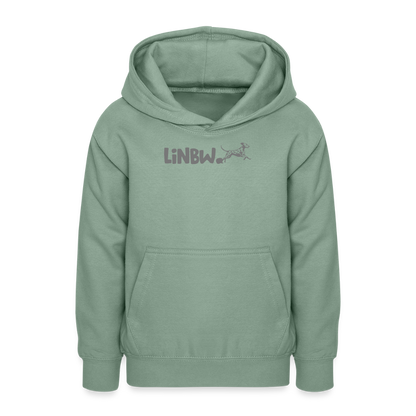 LiNBW. Teenager Hoodie Life is not just black and white - Graugrün